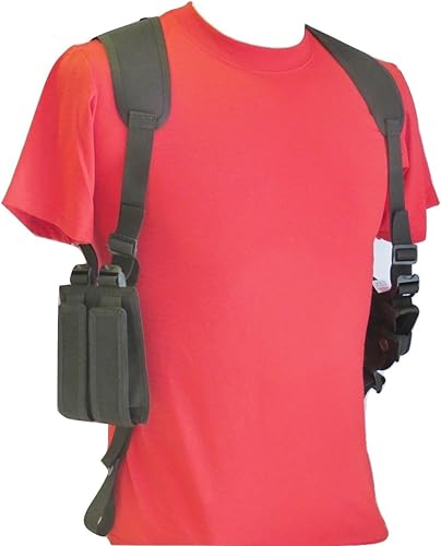 Federal - Funda de hombro para S&W M&P Shield con bolsa de revista doble de 3,1" a 3,3"