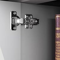 Vista 4 de AIEGLE Aparador de cocina gris con 4 puertas y 5 cajones, armario de almacenamiento grande de 59.1 pulgadas de ancho, consola de mesa, armario