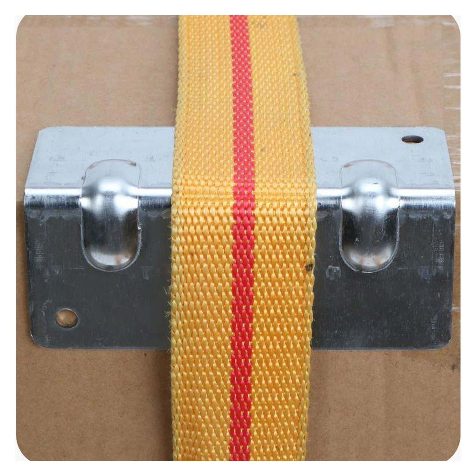 Protezione della cinghia del pianale Protezioni per bordi in lamiera zincata, protezioni per cinghie impilabili per trasporto, 10-100 pacchi di protezioni angolari per pallet per carico/telo/scatola(1
