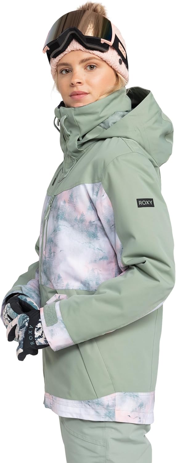 Roxy womens Presence Parka Jacket – 15k Waterproof, Insulated Ski Jacket, Pfas-free, Hydrosmart Technology - Image 3