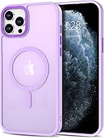 Vista 61 de Anuck - Funda magnética para iPhone 11 compatible con MagSafe, carcasa trasera mate translúcida dura, borde de TPU, delgada, resistente a impactos