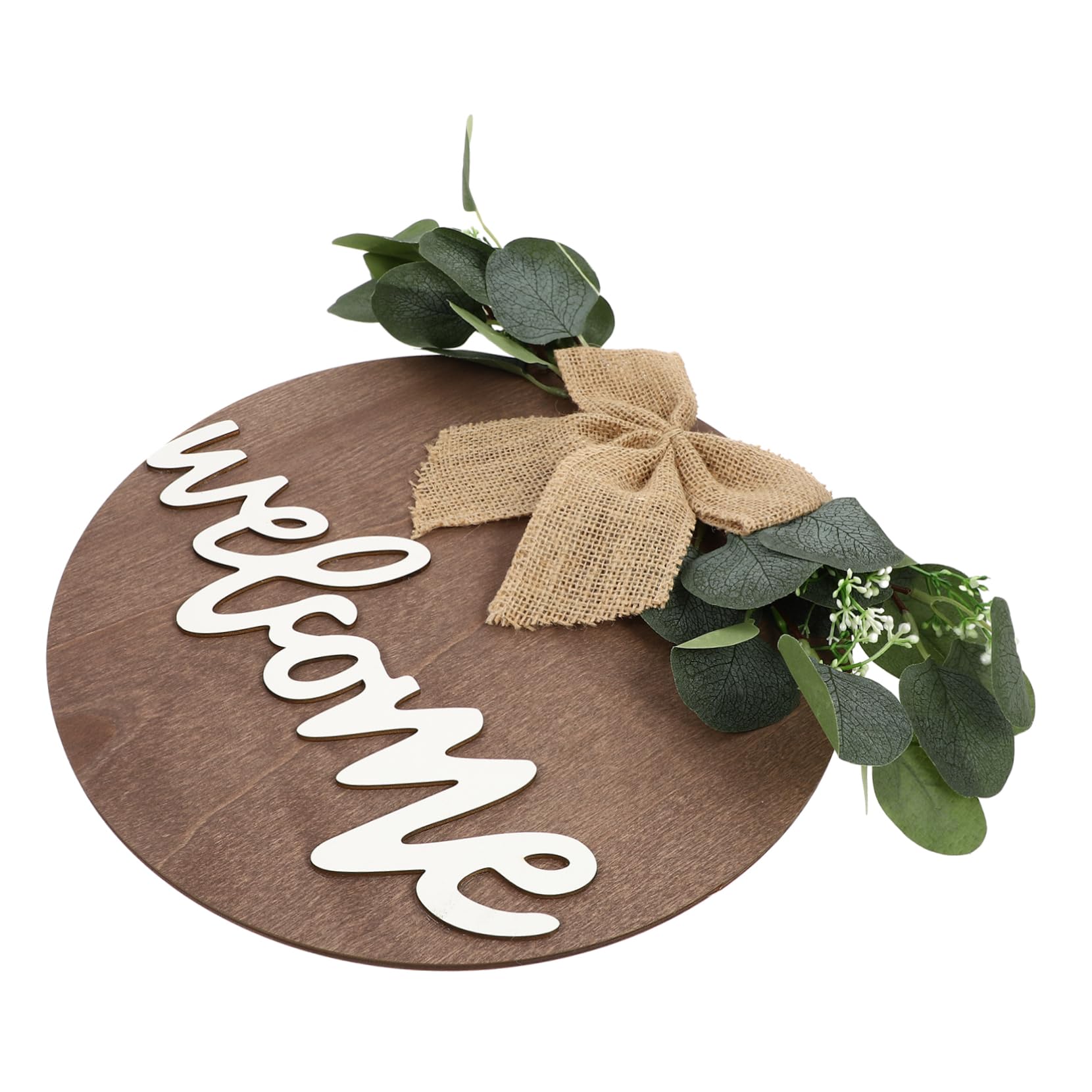 GOOHOCHY 1pc Welcome Board Decor Round Door Tag Rustic Hanging Pendant for Home and Shop Creative and Welcome Sign Housewarming for Homeowners