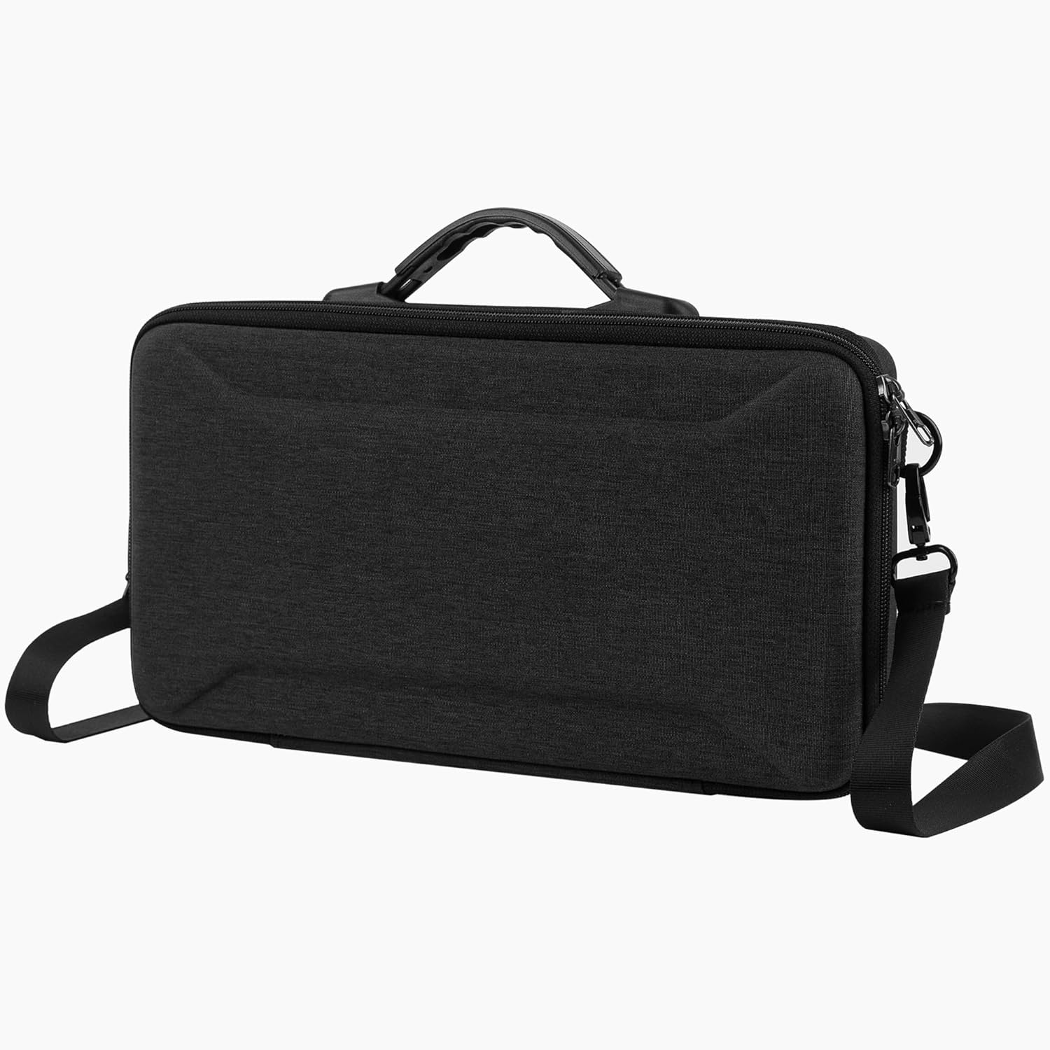 Geekria 65% Keyboard Hard Shell Case, Compatible with Razer Huntsman V3 Pro Mini, ASUS ROG Falchion Ace HFX 65%, Keychron Q2/ Q2 Pro/ V2, Travel Carrying Bag for 68 Keys Keyboard (Dark Gray) - Image 3