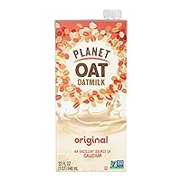 Vista 1 de Planet Oat - Leche de avena sin lactosa ni lácteos, sin OGM, original, 32 onzas líquidas (paquete de 6)