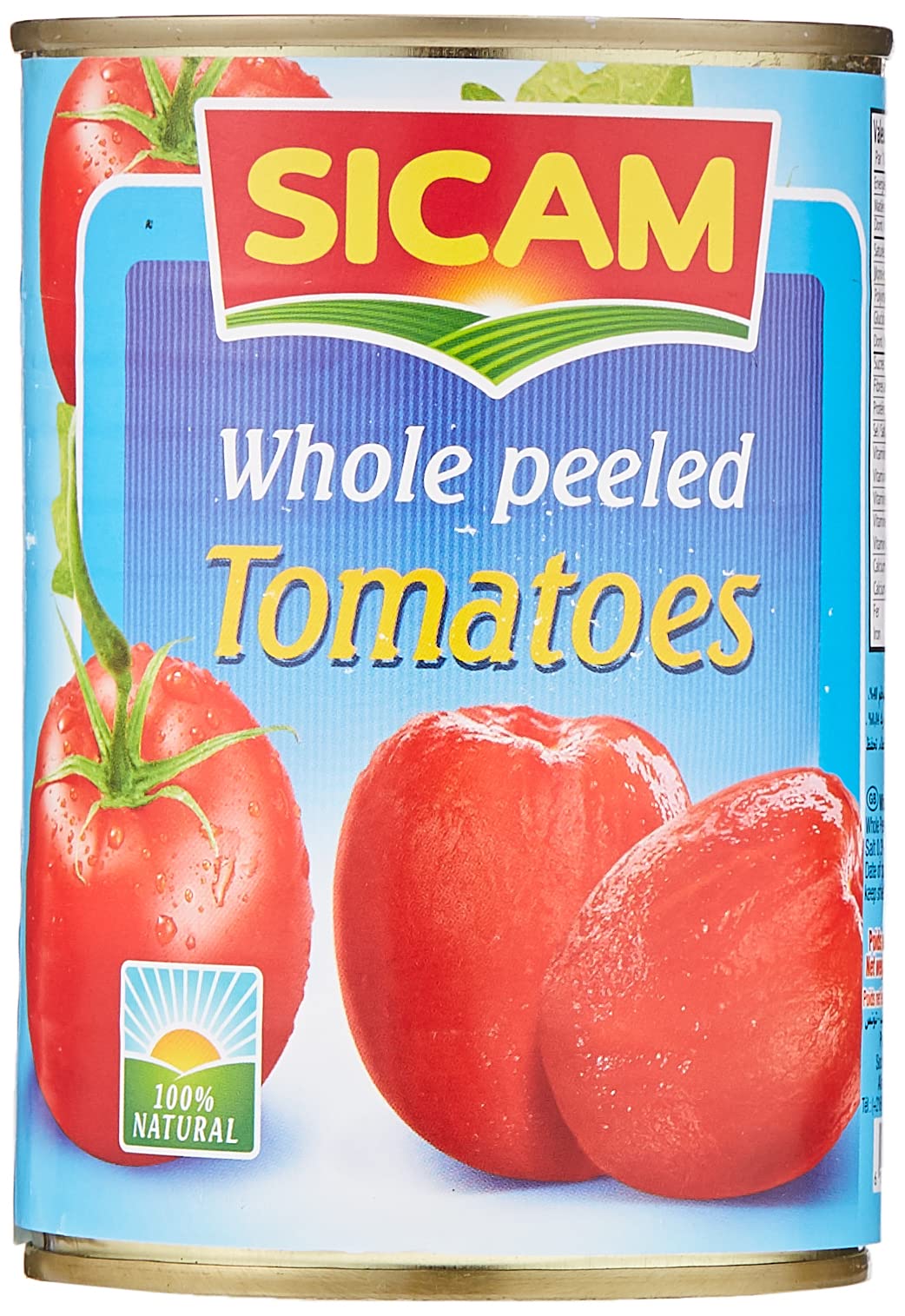 Sicam Whole Peeled Tomato, 400 gm