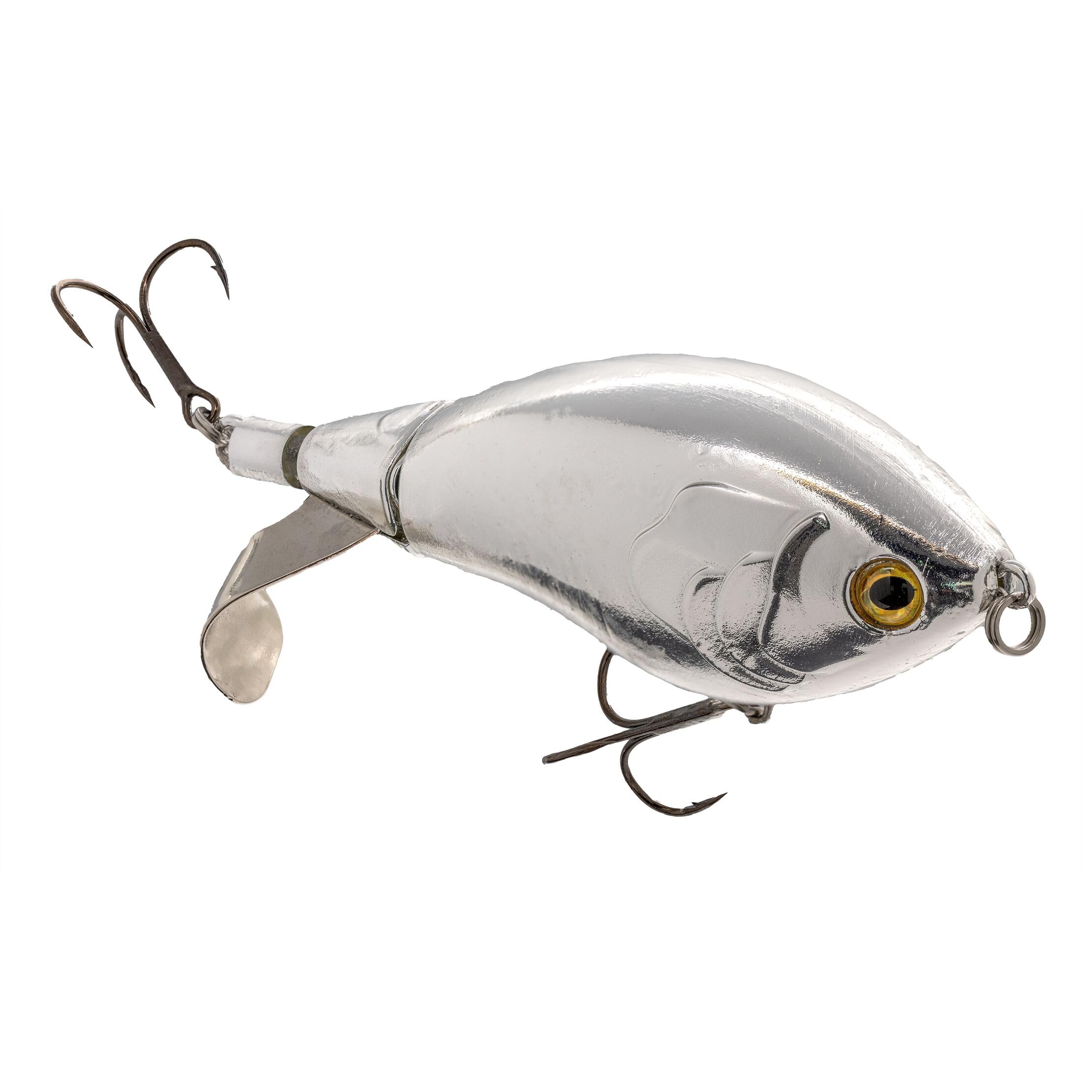 Strike King Clickin' Chickin Angelköder, Topwater Plopper, Carolina Chrom, 7,6 cm, 1,9 g, HCCKN3-475