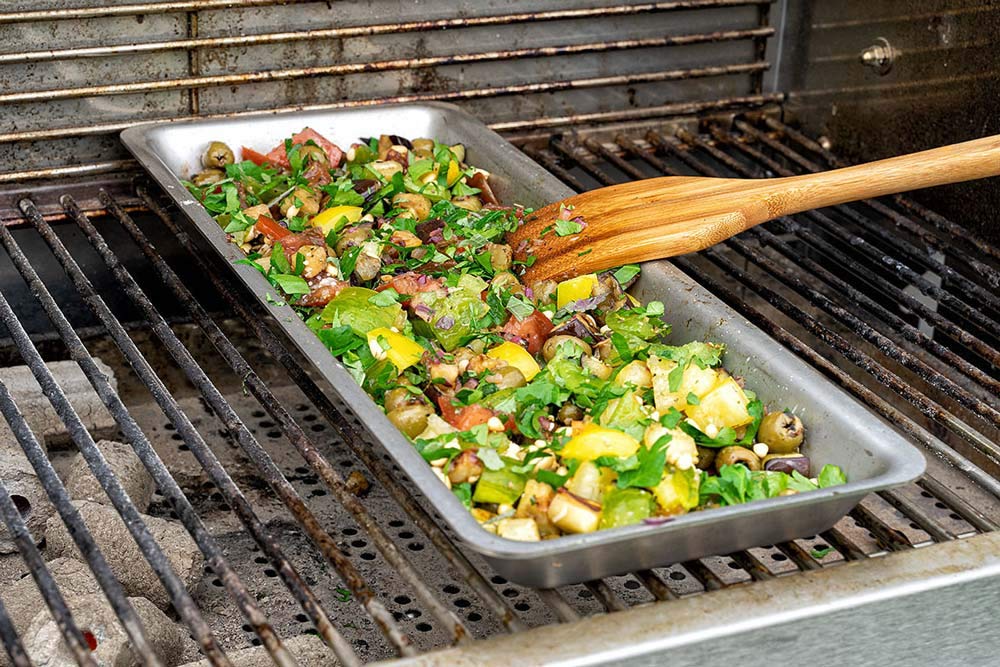 Schickling Grillschale Edelstahl – NUR passend Grill Walter & Hermann, Größe: XL