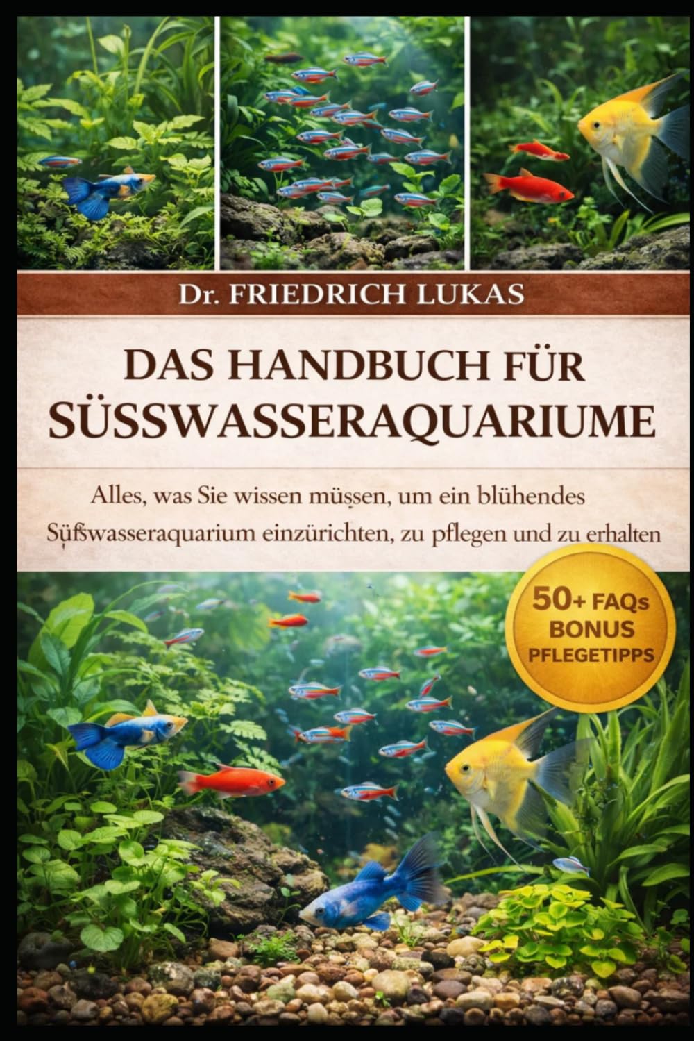 DAS HANDBUCH FÜR SÜSSWASSERAQUARIUME: Alles, was Sie wissen müssen, um ein blühendes Süßwasseraquarium einzurichten, zu pflegen und zu erhalten.