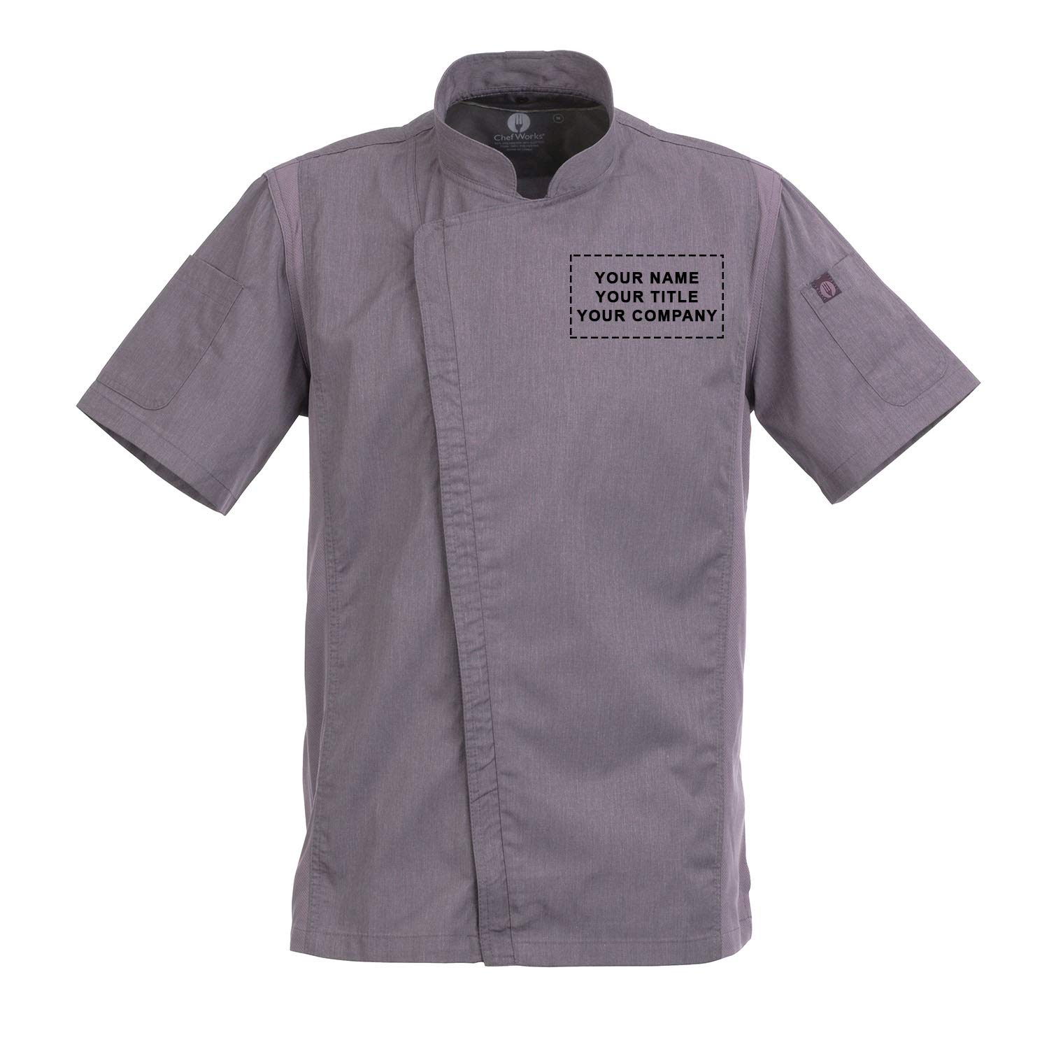 Chef Works Custom Personalized Mens Springfield Chef Coat