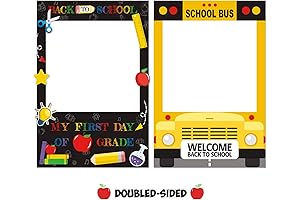 Back to School Picture Frame Photo Booth Props First Day School