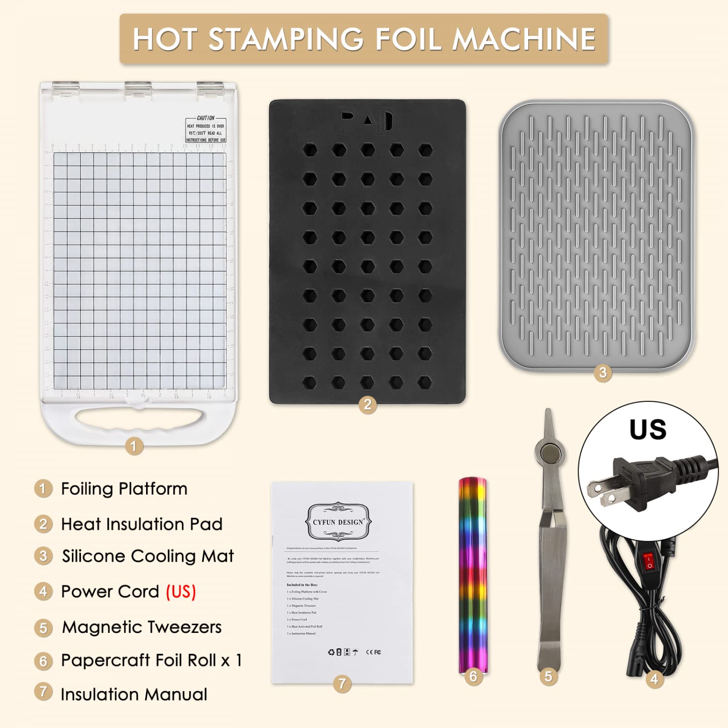 Foilpress 110 V amerykańska wersja 110 V, maszyna do rękodzieła, do rękodzieła, scrapbookingu, platformy aluminiowej, system
