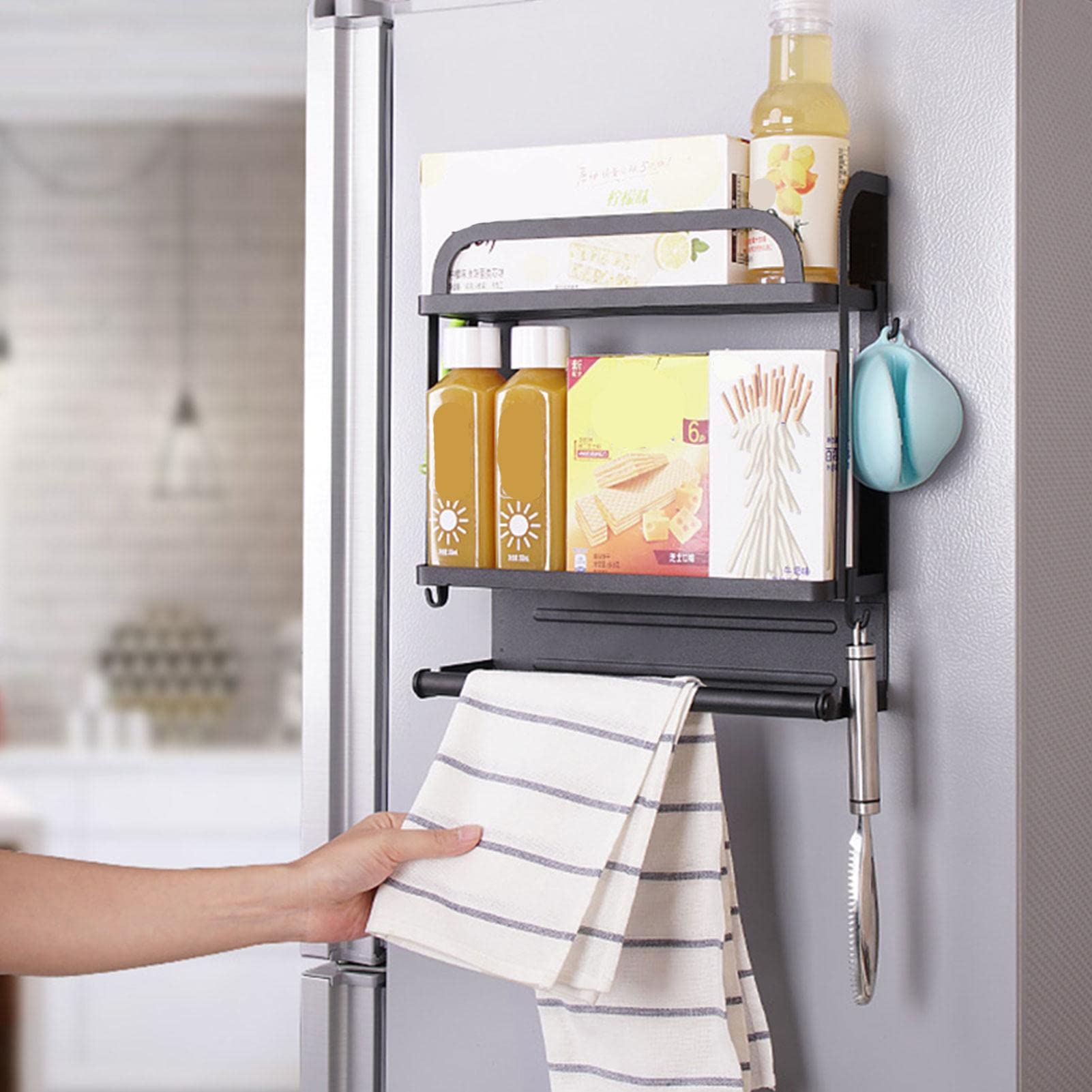 Yeeda Mensola laterale magnetica, portaspezie da cucina, organizer per spezie | spezie