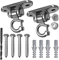 Vista 1 de 2 accesorios para columpios, perchas de columpio resistentes, para patio, porche, columpio, bolsa de arena, soporte de hamaca de yoga, soporte