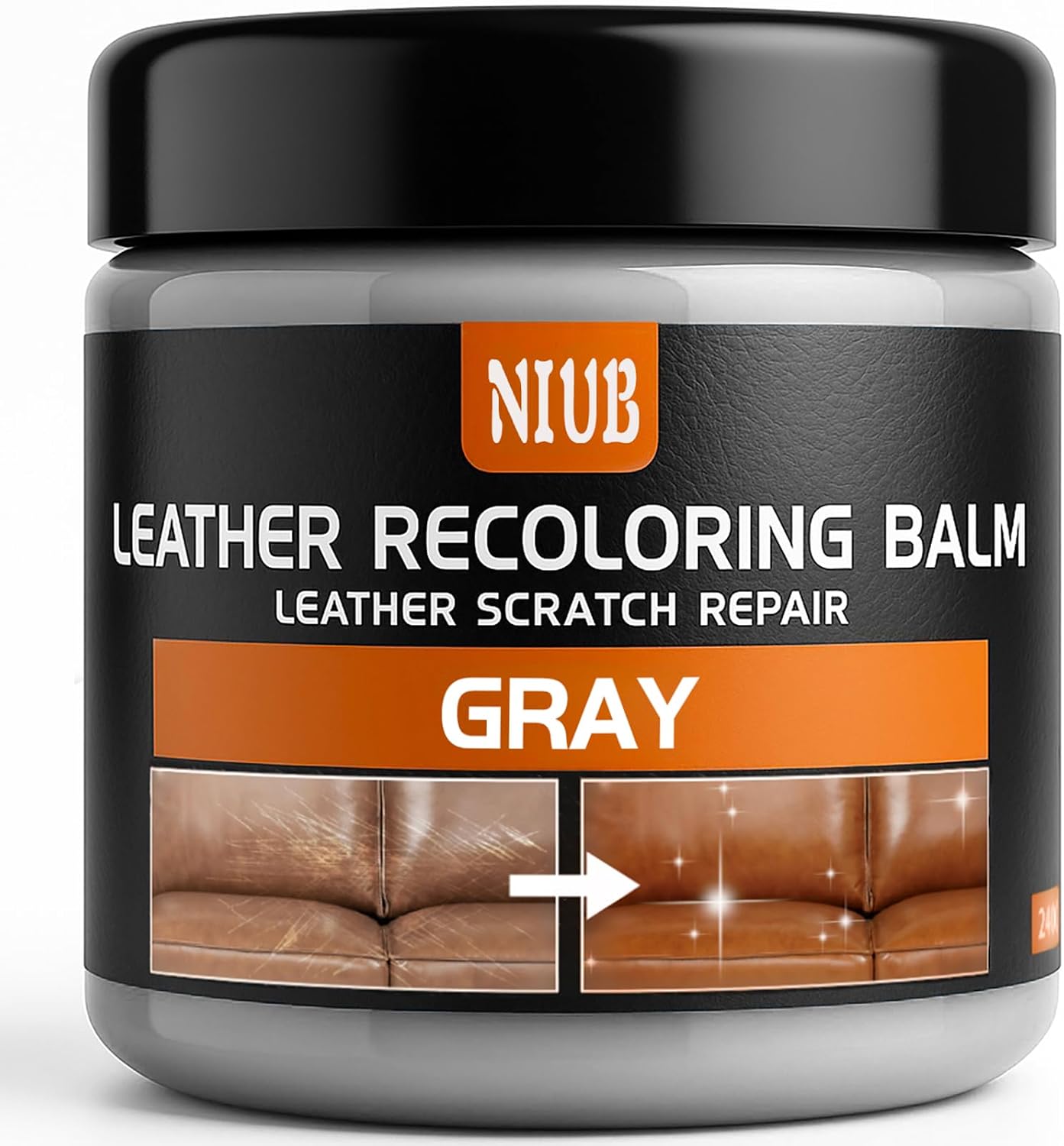 Leather Repair Set Leather Paint Car Seats Leather Repair Cream Car Leather Repair Set Leather Refreshing Dying Liquid Leather & Leather Paint Grey