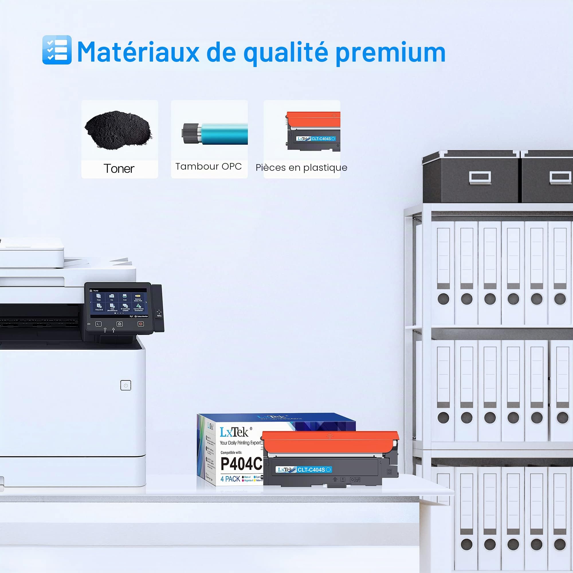 LxTek P404C Compatible pourSamsung P404C Toner pour Xpress SL C480 C480W