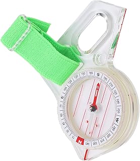 Bússola de Orientação, Bússola de Navegação Acrílica à Prova de Choque de Sobrevivência de Alto Desempenho para Orientação