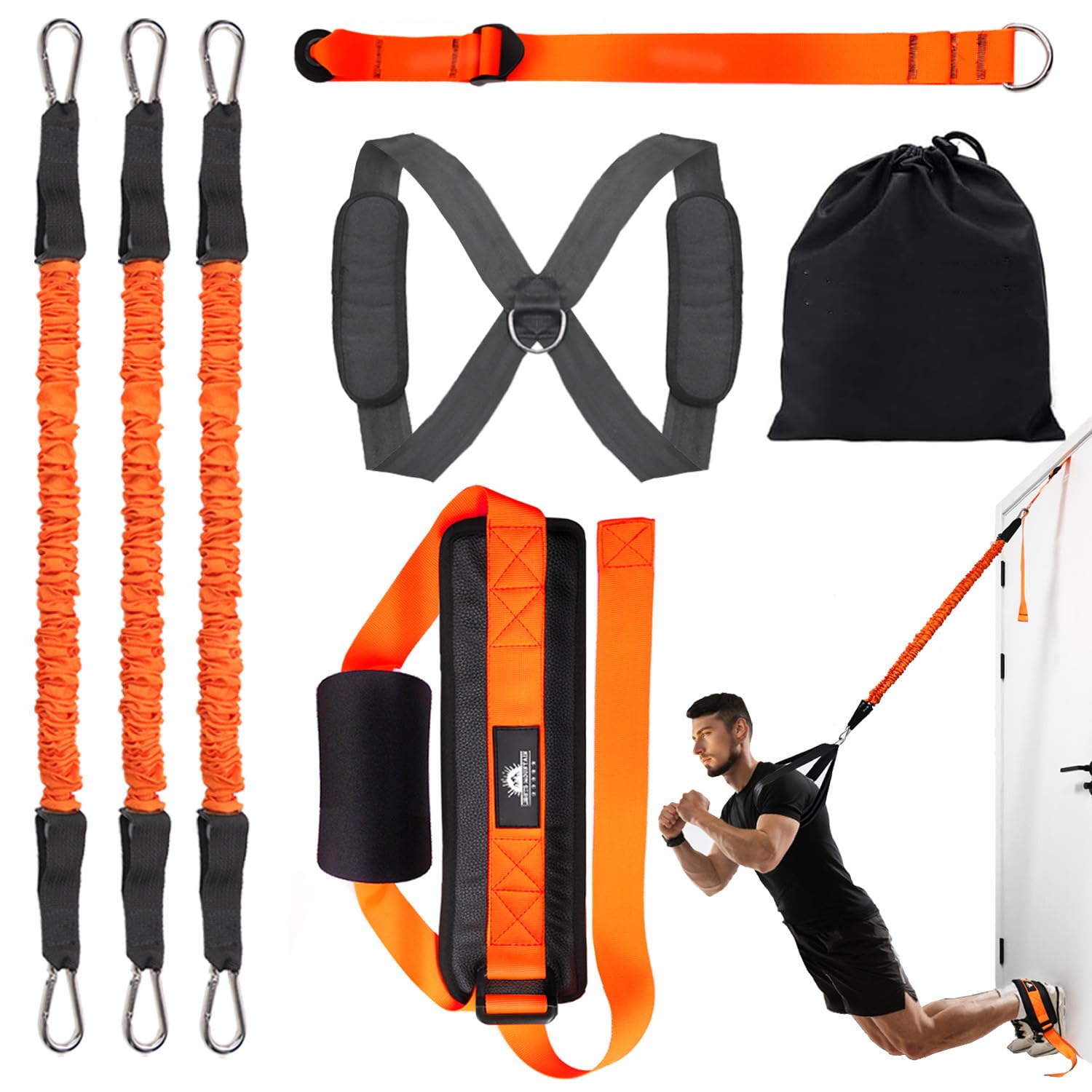 Sangle à Boucle Nordique Pour Ischio-jambiers - Bande D'exercice Réglable, Musculation, Renforcement Fessier - Équipement Fitness Maison