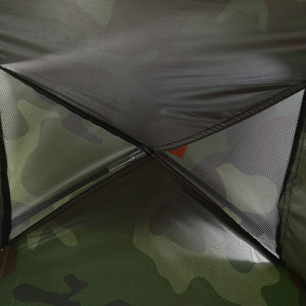 Tente de camouflage d'extérieur étanche avec protection UV pour une personne - Tente de camouflage pour camping, randonnée