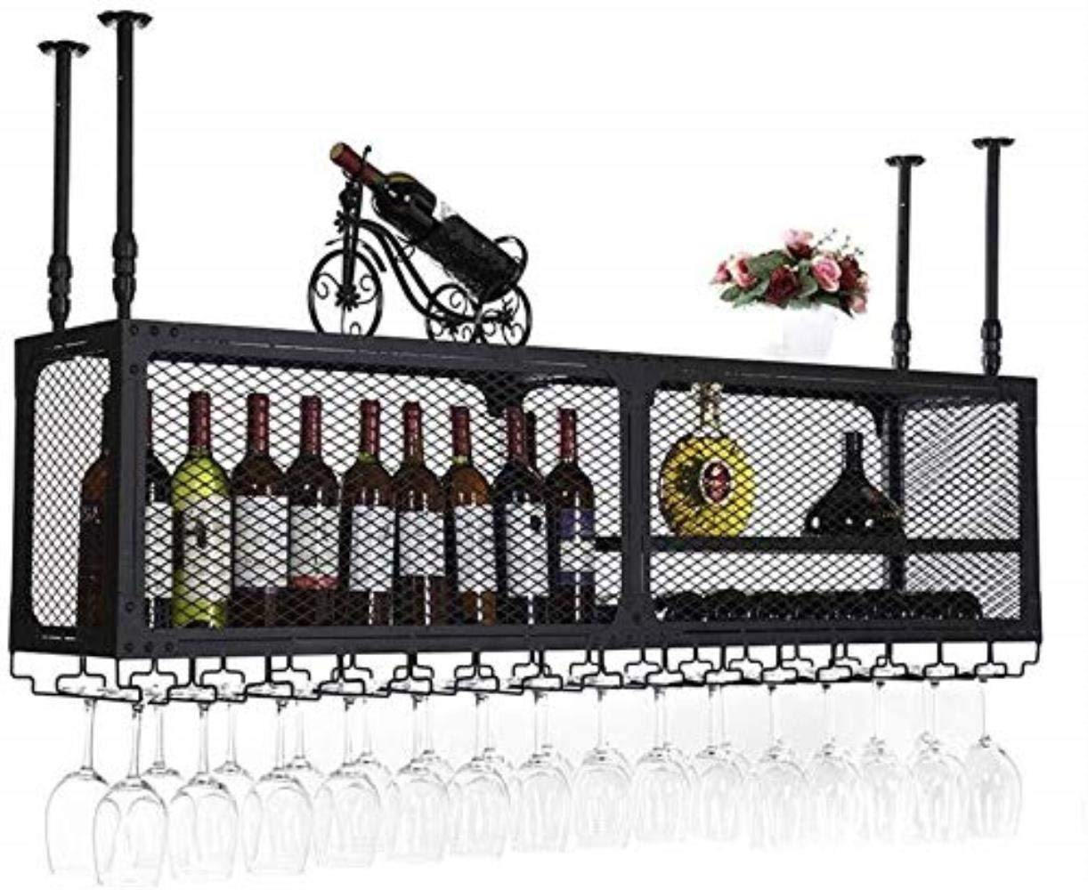 Porte-bouteilles moderne suspendu support de stockage mural de vin 80x45