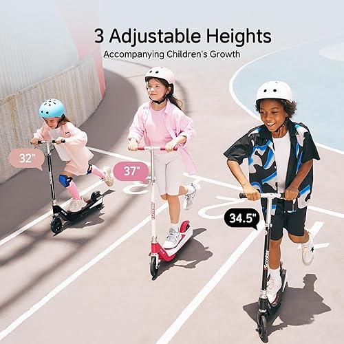 Miniatura 7 de iScooter IK3IK3Pro - Patinete eléctrico para niños de 6 a 12 años, velocidad máxima de 10 MPH, 3 alturas (IK3Pro), carga magnética, motor de 150W,
