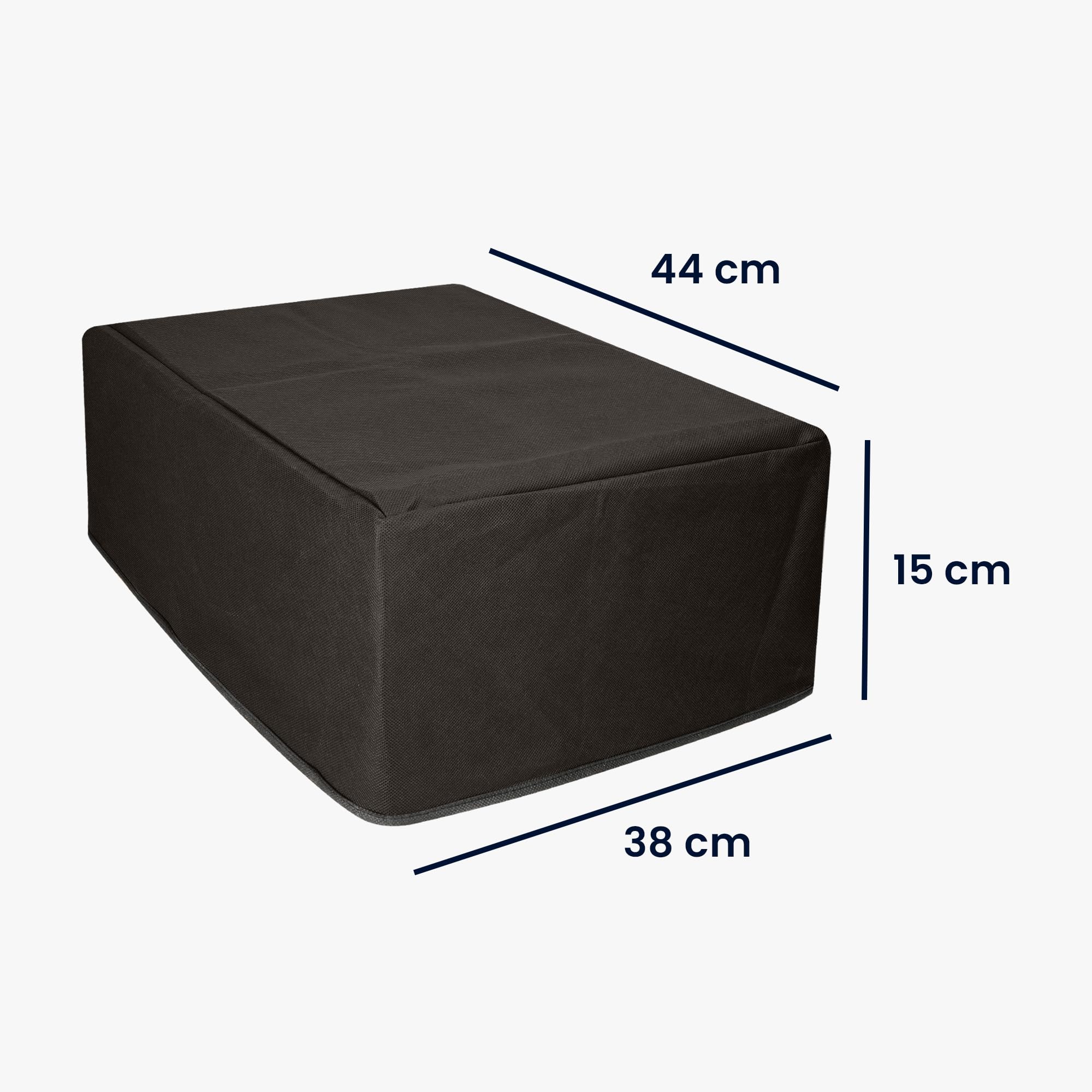 kwmobile Osłona przeciwpyłowa kompatybilna z Canon Pixma TS3350 / MG7750 Serie - etui do drukarki - pokrowiec ochronny z tkaniny, ciemnoszary