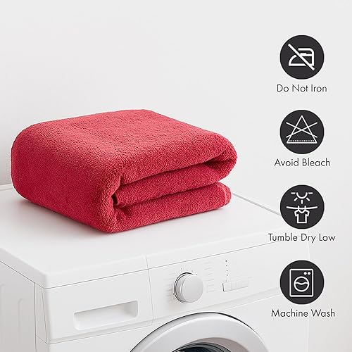 Miniatura 7 de THIRSTY Towels Toalla de baño de lujo de 40 x 80 pulgadas, 100% algodón turco, ultra suave, gruesa y absorbente, para baño, spa, playa y piscina,