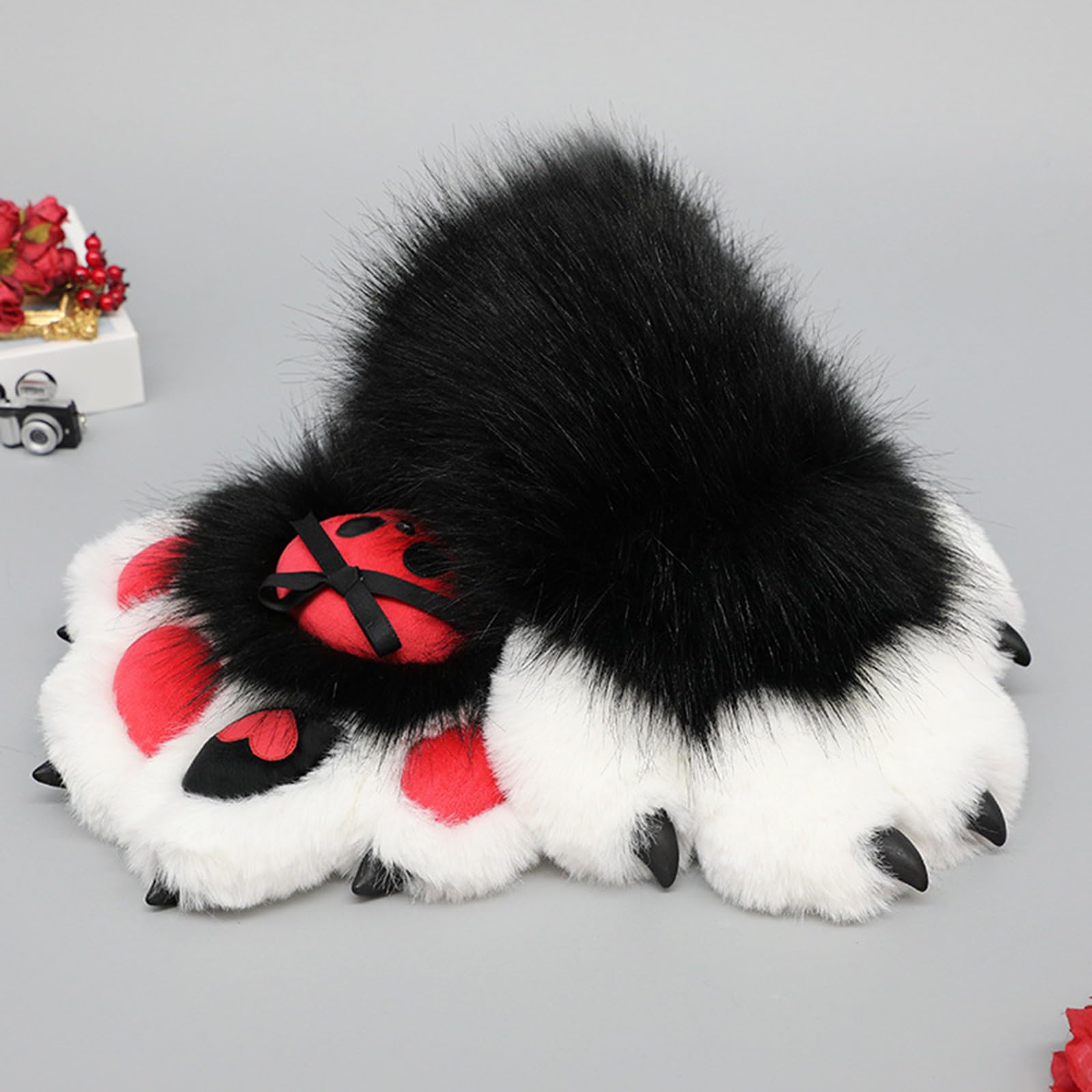 Fursuit Paws - Guanti per Halloween, accessori per feste di Halloween, per adulti