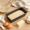 Busstier 25 cm Baton Cake Mold Non-Stick Coated Metal Rectangular Mold Equal Heat Distribution Easy to Clean German Quality Suitable for Home and Professional Kitchens