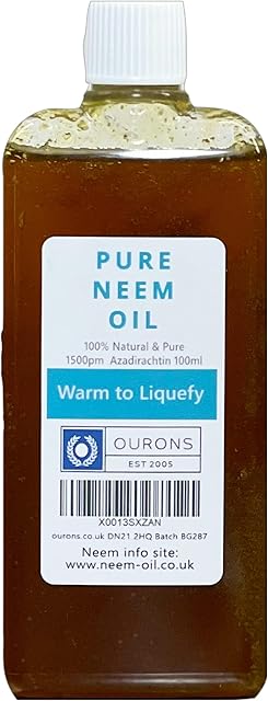 100ml Neem Oil - Premium 100% Pure Multi-Use Oil for Garden - Plants - Home & More