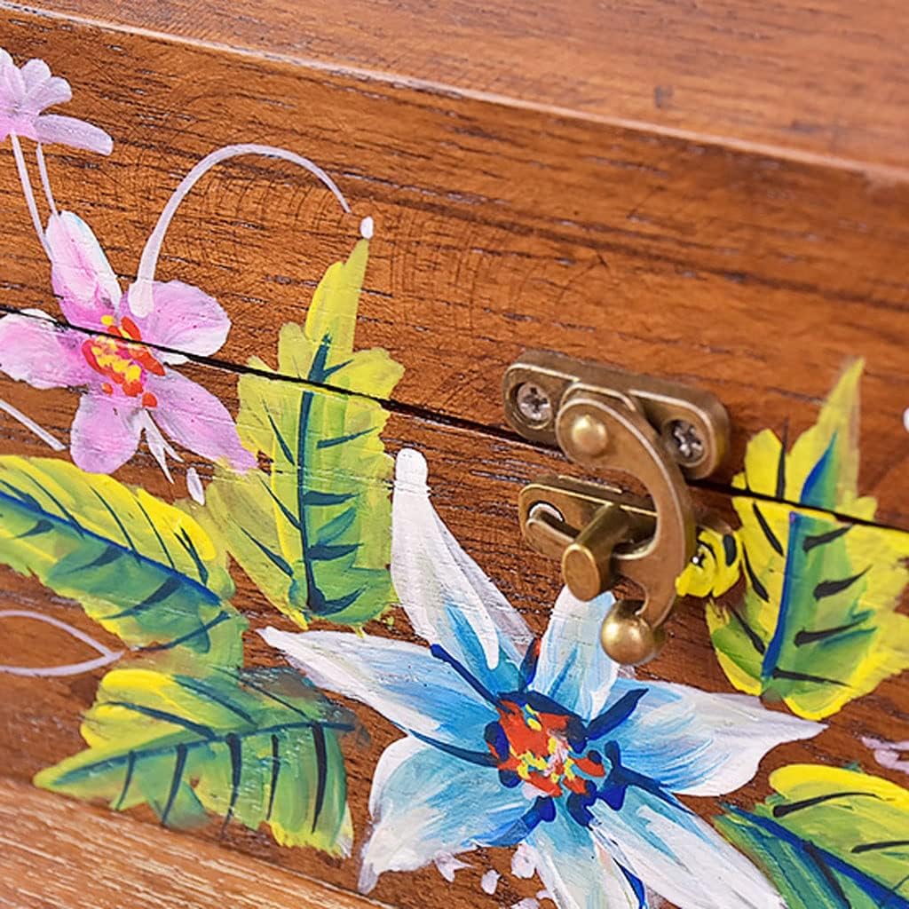 2PCS 宝箱、ジュエリー用ヴィンテージ木製装飾ボックス、ギフト