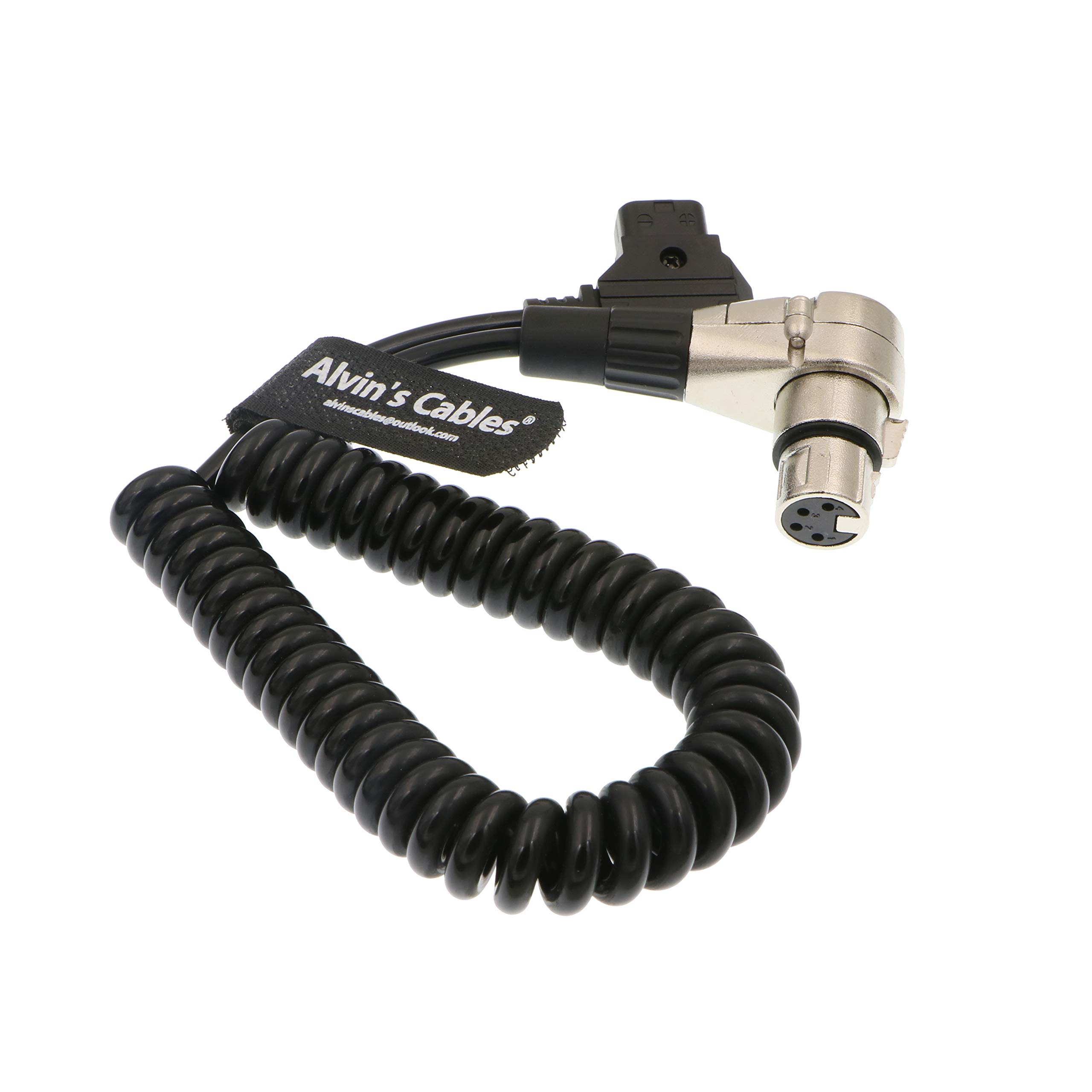 Cavo Alimentazione D-Tap Angolare A XLR 4 Pin Femmina - 60 Cm Per Sony Venice, Blackmagic URSA, ARRI