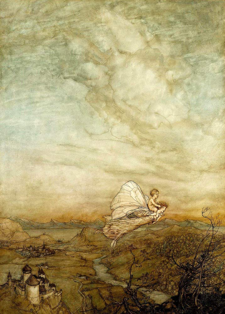 Buy Arthur Rackham 'Bear The Changeling Child to My Bower in Fairy Land ...