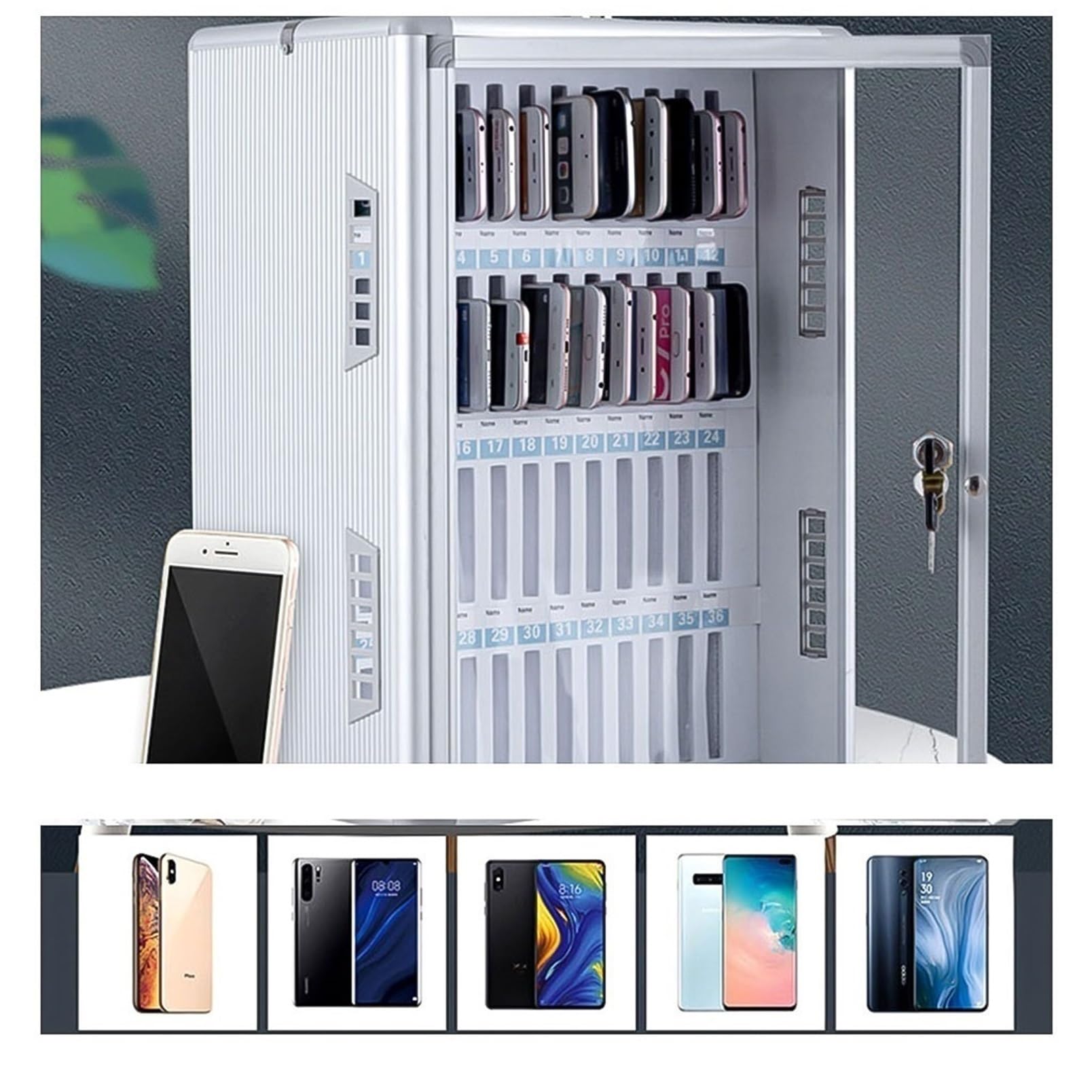 Telefono da parete Sto BoxMultiSlotfor dispositivo sicuro in scuole, uffici e fabbrichePerfetto per Worpaces & Aule