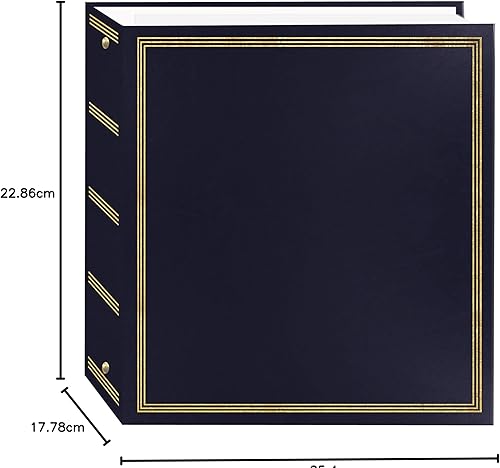 Miniatura 6 de álbumes de fotos Pioneer TR-100BK magnético con 3 anillos, 100páginas, color negro