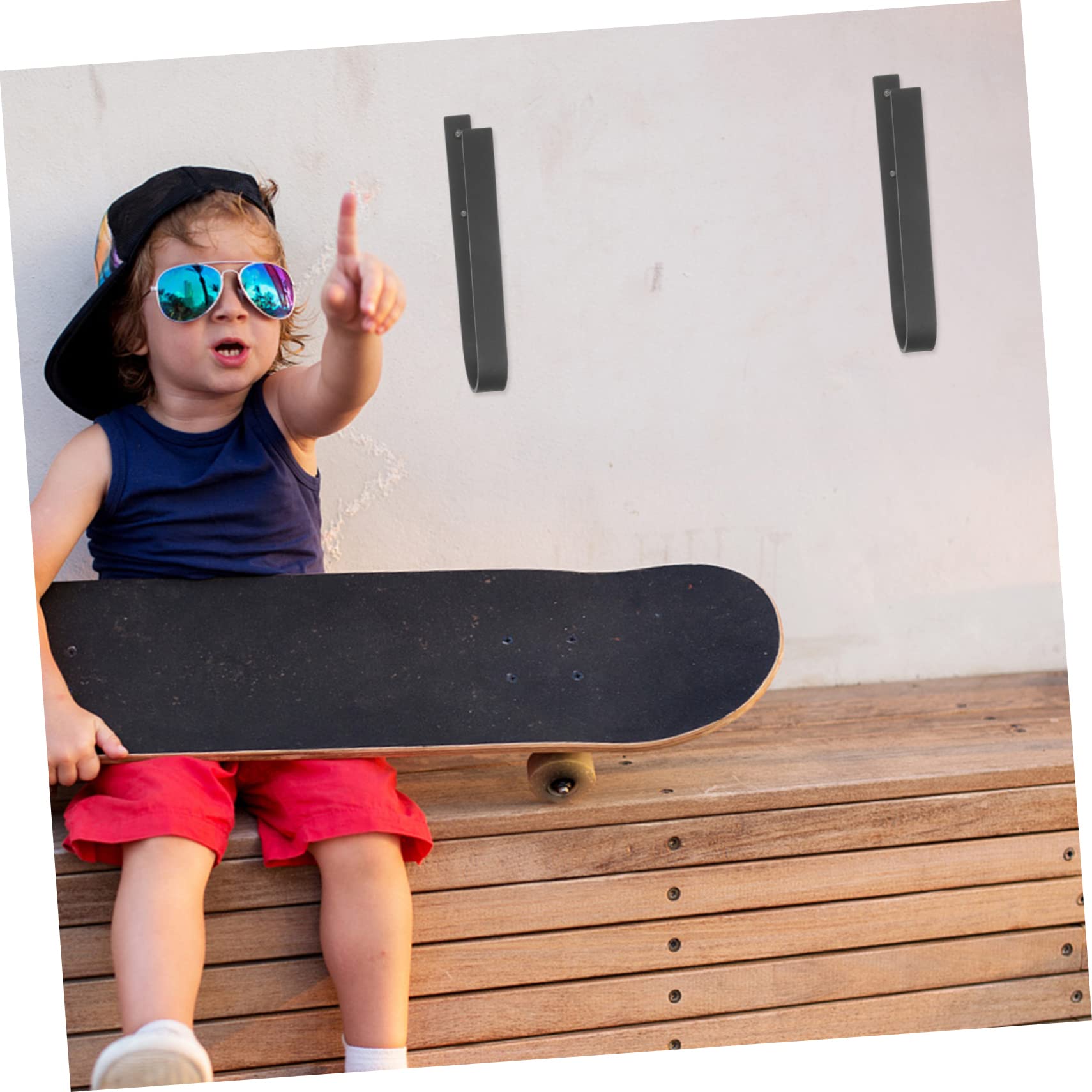 IMIKEYA Supports à Skis Muraux Support pour Snowboard Rangement pour Snowboards Intérieur