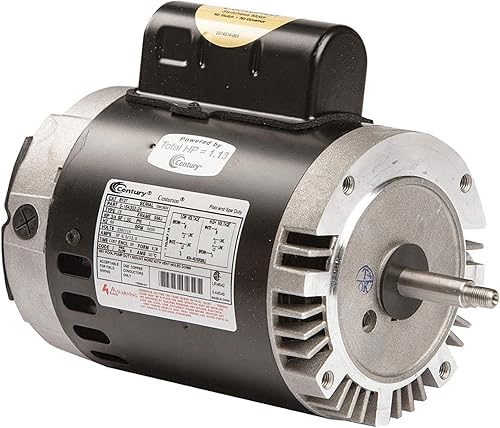 A.O. Smith B127 3/4 HP, 3450 RPM, 1 velocidad, 230/115 voltios, 6.0/12.0 amperios, factor de servicio 1.5, marco 56J, PSC, carcasa ODP, motor de