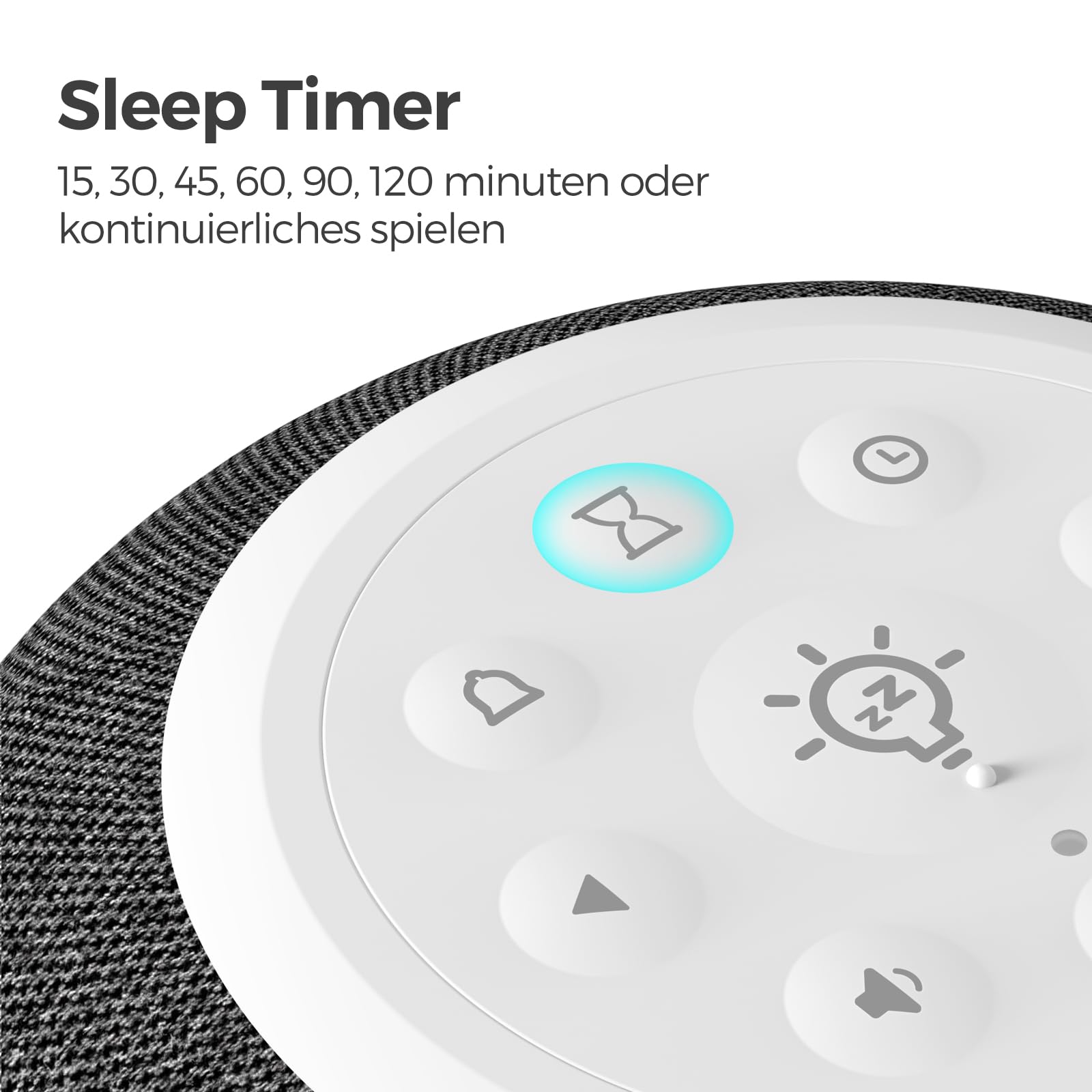 Reacher Réveil Radio à Gradation Automatique pour la Chambre - Veilleuse 9 Couleurs, gradateur 0-100%, 7 sonneries d'alarme, Radio FM, minuterie d'arrêt Automatique
