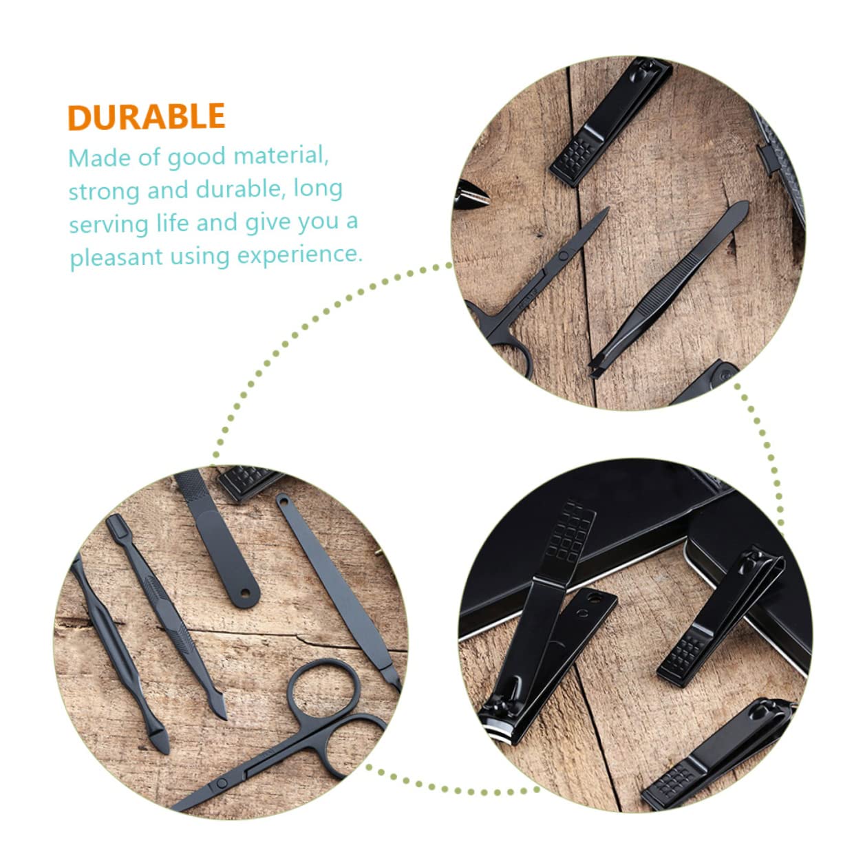 Ipetboom 3sets Manicure e Pedicure Professionale Inossidabile Kit Completo Per Unghie Strumenti Di Bellezza Per Manicure e Pedicure Per Famiglia e Amici