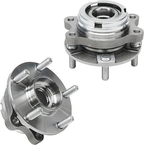 Miniatura 3 de Detroit Axle - Reemplazo de buje y rodamientos de rueda delantera y trasera AWD para Infiniti JX35 QX60 Nissan Pathfinder Murano - Juego de 4 piezas