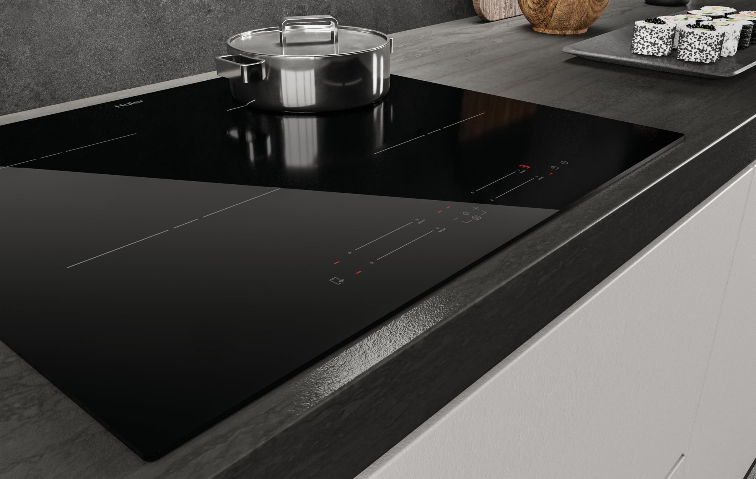 Haier HAISJ64MC, Plaque à induction, Black