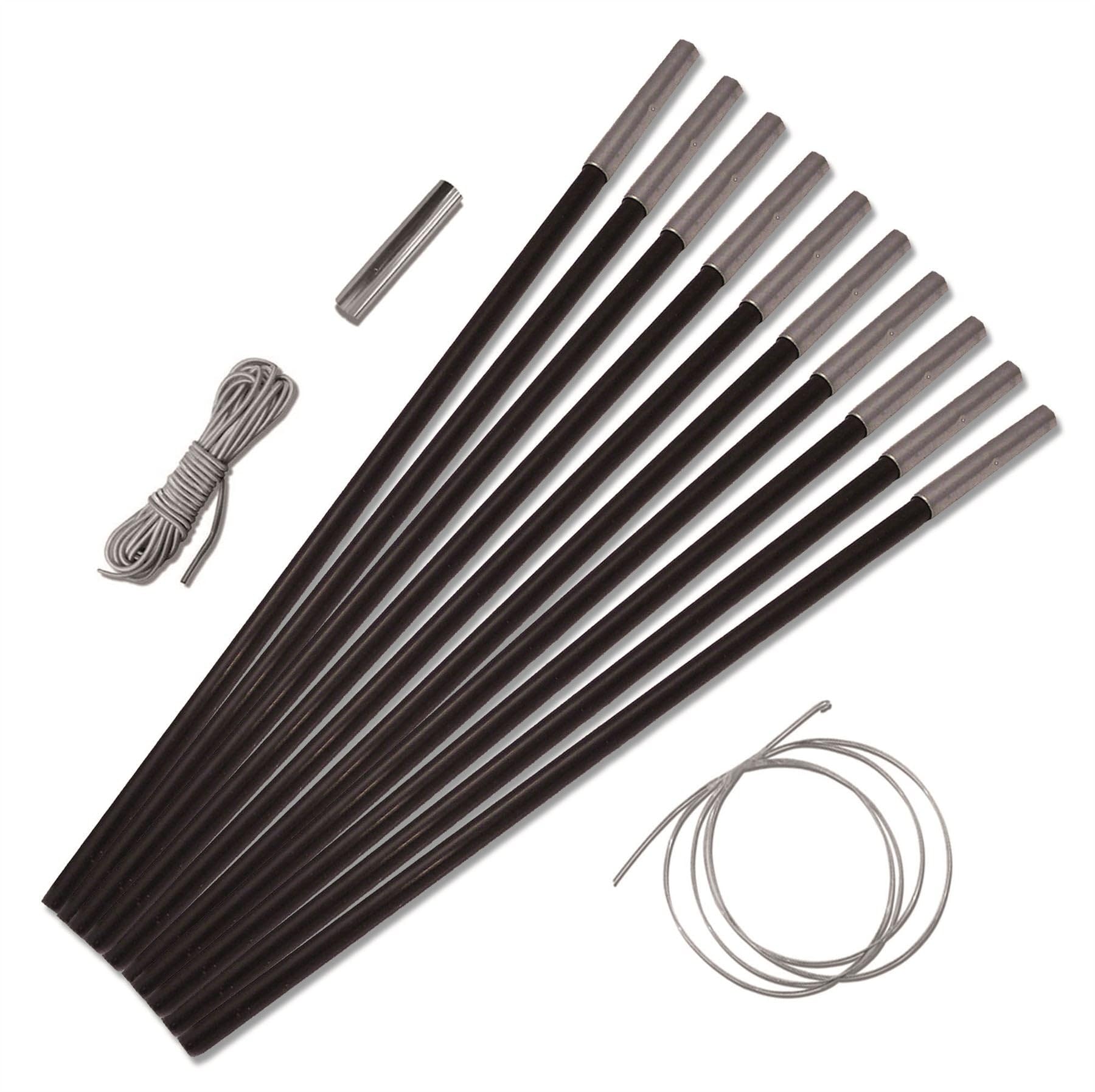 Universal 11mm Durable Tough Fibreglass 10 Tent Pole Pack Camping Repair