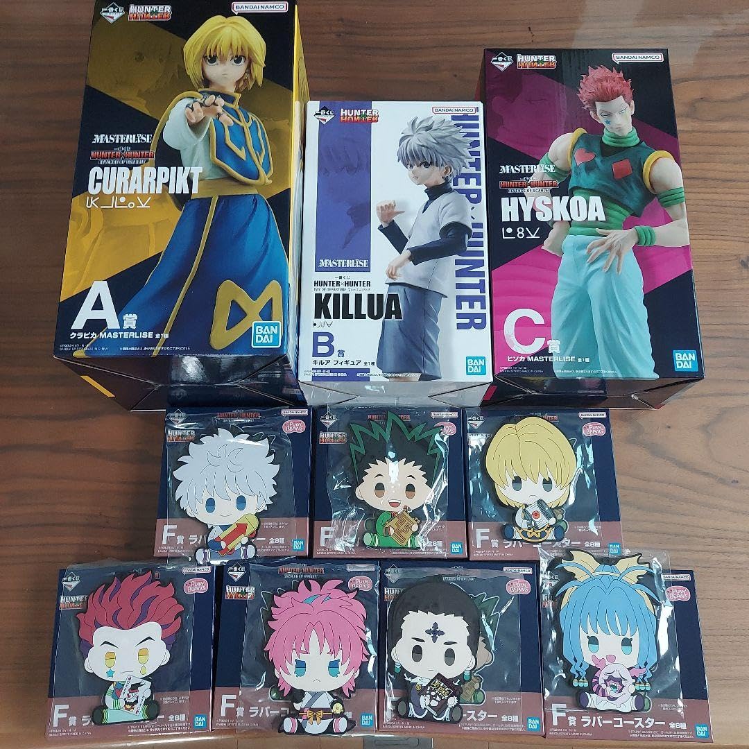 Amazon.co.jp: ハンターハンター一番くじA賞B賞C賞F賞セット : おもちゃ