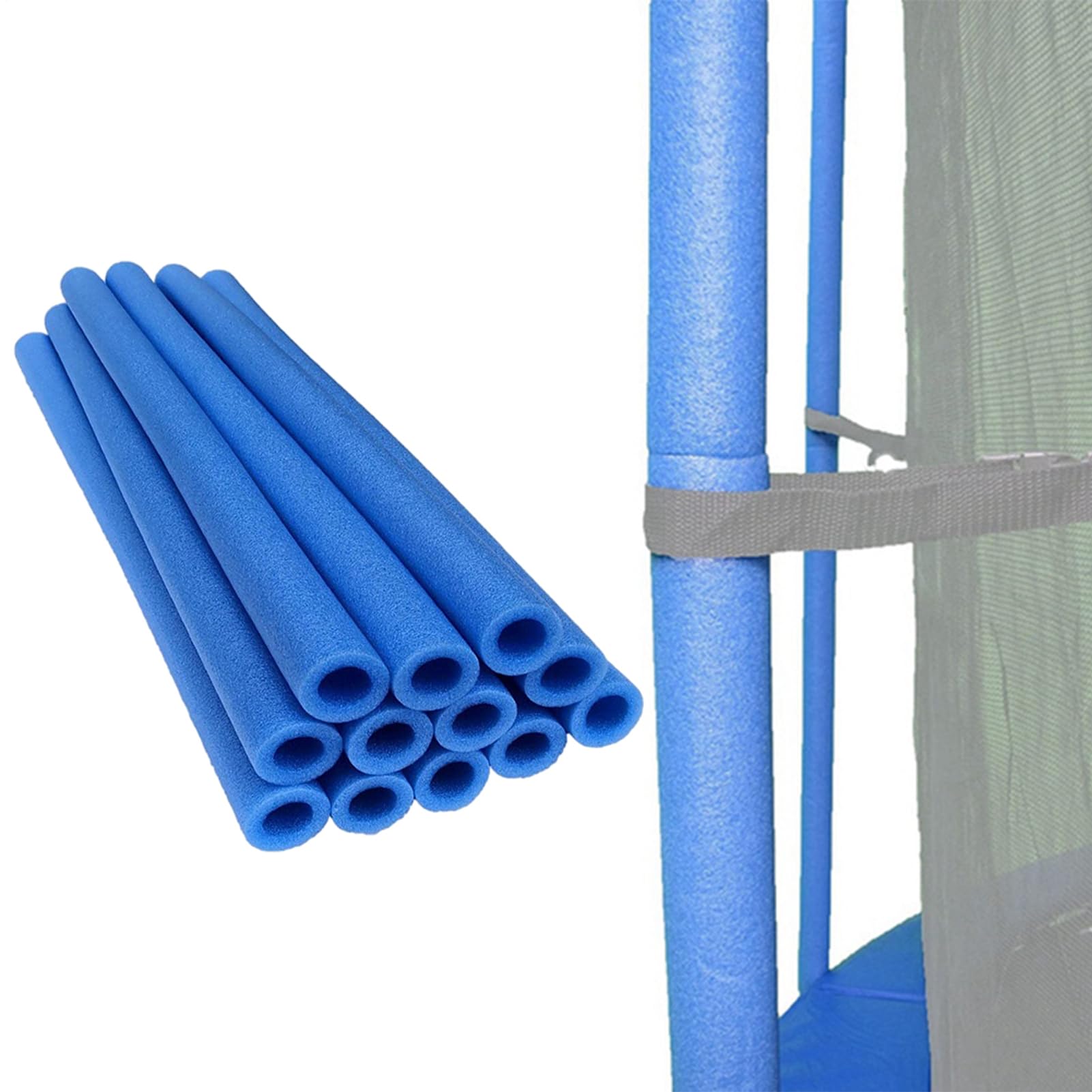 Trampoline Foam Pole Covers,Trampoline Pole Foam Sleeves Waterproof Cover Padding Tubing,Railing Tube for Kids and Family Outdoor