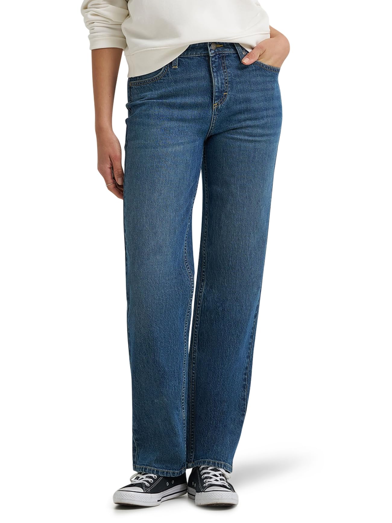 Lee Womens Legendary Relaxed Straight Jean