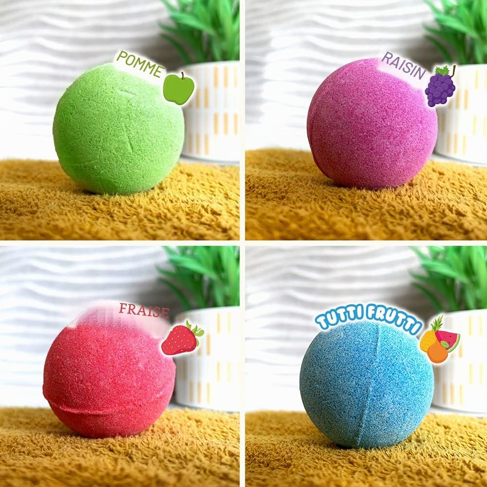 ZIMPLI - Lot Méga Pack de 20 Baff Bombz, Crée Une Aventure colorée et pétillante à l’Heure du Bain, Coffret Cadeau de Bombes de Bain effervescentes, Cadeau d’Anniversaire pour Enfants