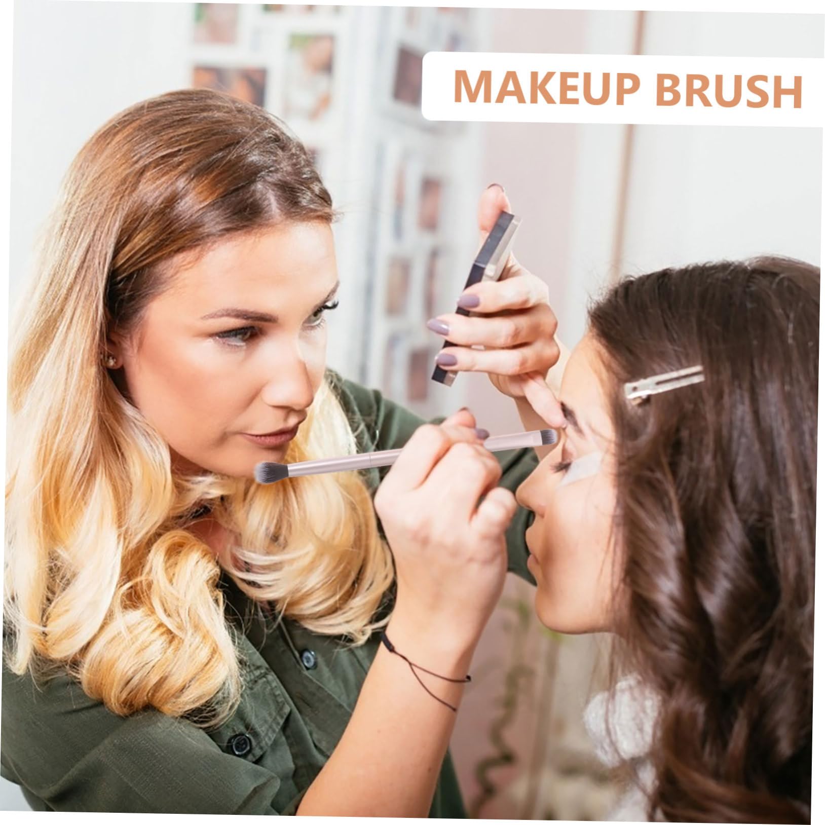 FOMIYES 20pcs Double-ended Makeup Brush Set Fluffy Eyeshadow Brush for Women Blending Eye Shadow Blend Eye for Makeup