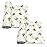 American Baby Company 2-Pack 100% Cotton Muslin Swaddle Blanket, Soft, Breathable & Lightweight, Teddy Bear, 47 x 47 Perfect for Swaddling, Travel and Gifting