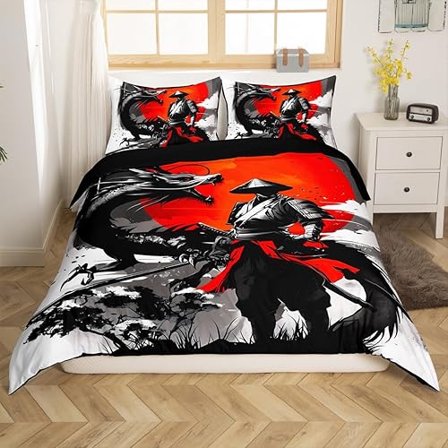 Miniatura 22 de Feelyou - Juego de ropa de cama con funda de edredón de dibujos animados para niños, niñas y adolescentes, con estampado de vehículos modernos