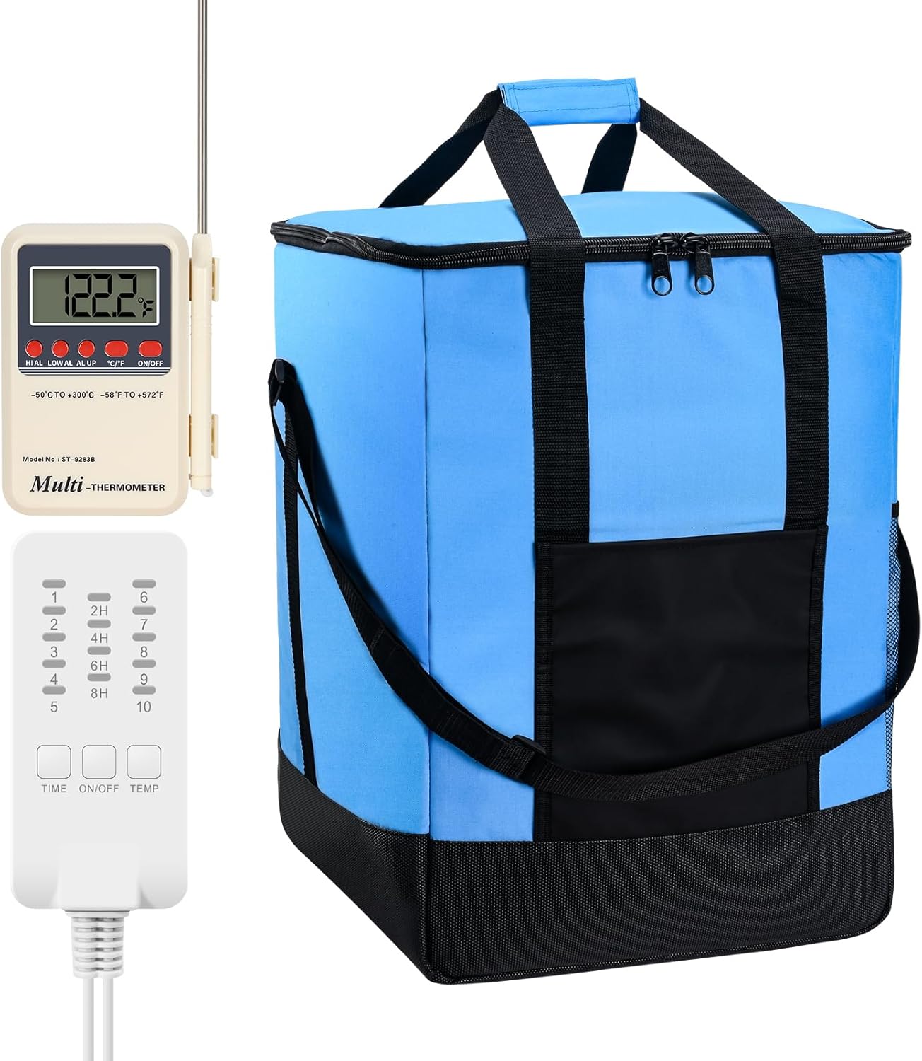 New Generation Bed Bug Heater with Thermometer & Timer, Non-Chemical, Safe for Humans & Pets, Ideal for Home RV & Travel, HBBH-01