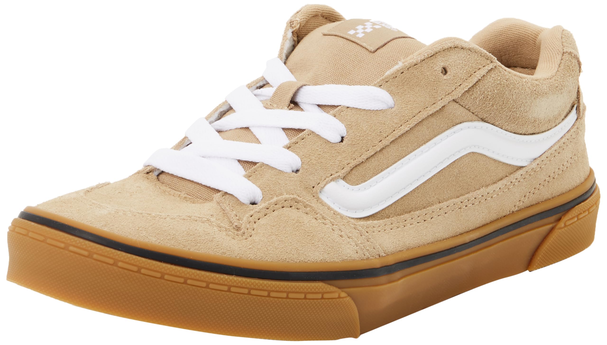 Vans Kids' Caldrone Shoe | Boys' & Girls' Low-Top Fashion Sneakers, Chunky Retro-Inspired, Basic Gum Incense, 11